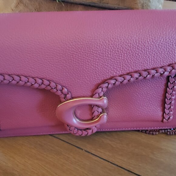 Coach Tabby Shoulder Bag 26 in Rasberry CJ838 - Picture 2 of 13